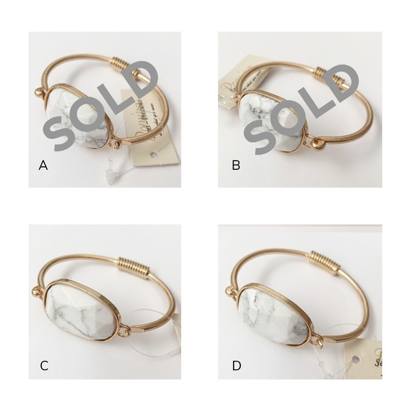 Howlite Natural Stone Bracelet - Picture 2 of 4